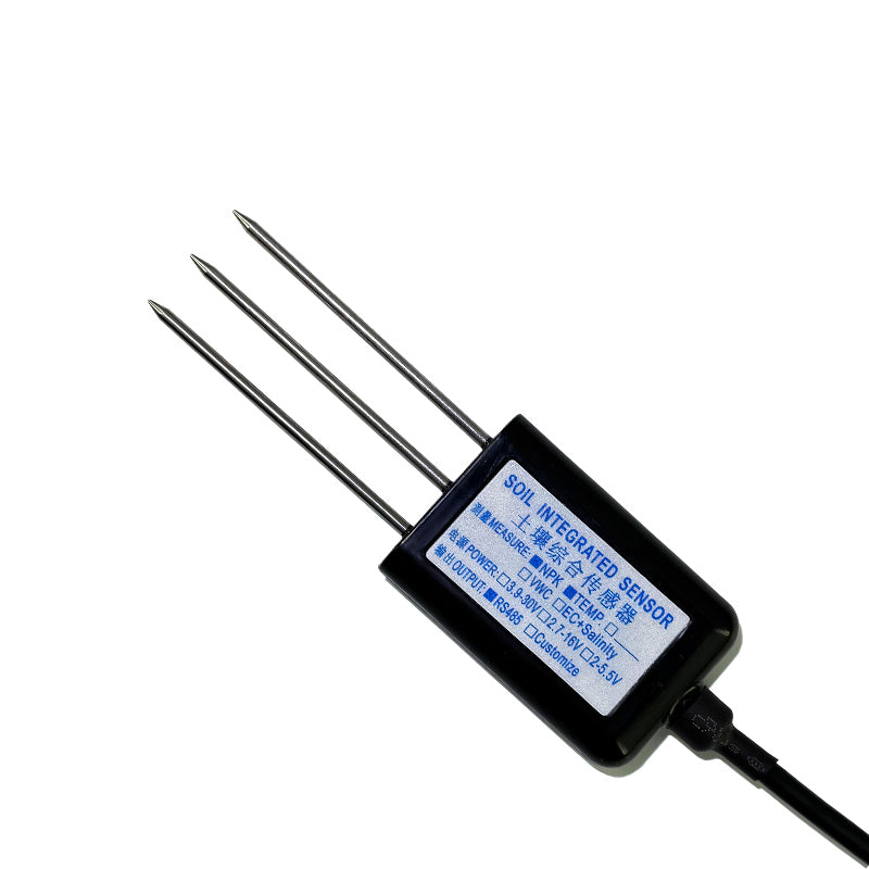 SIS10 Soil Integrated Sensor(NPK, Moisture, Temperature, EC, Salinity) Soil Water Content Sensor. RS485 interface